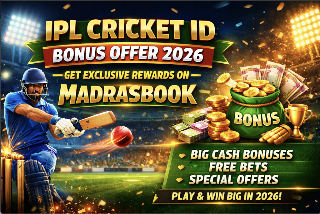 IPL Cricket ID Bonus Offer 2026 – Get Exclusive Rewards on Madrasbook